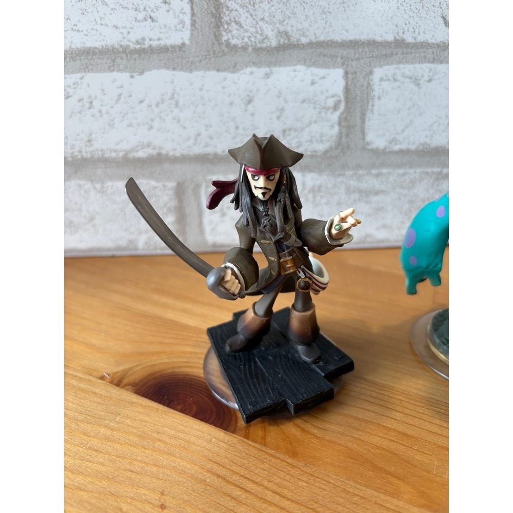 Disney Infinity 1.0 Figure Lot of 3 Sulley, Jack Sparrow, Randall Boggs - Picture 5 of 6